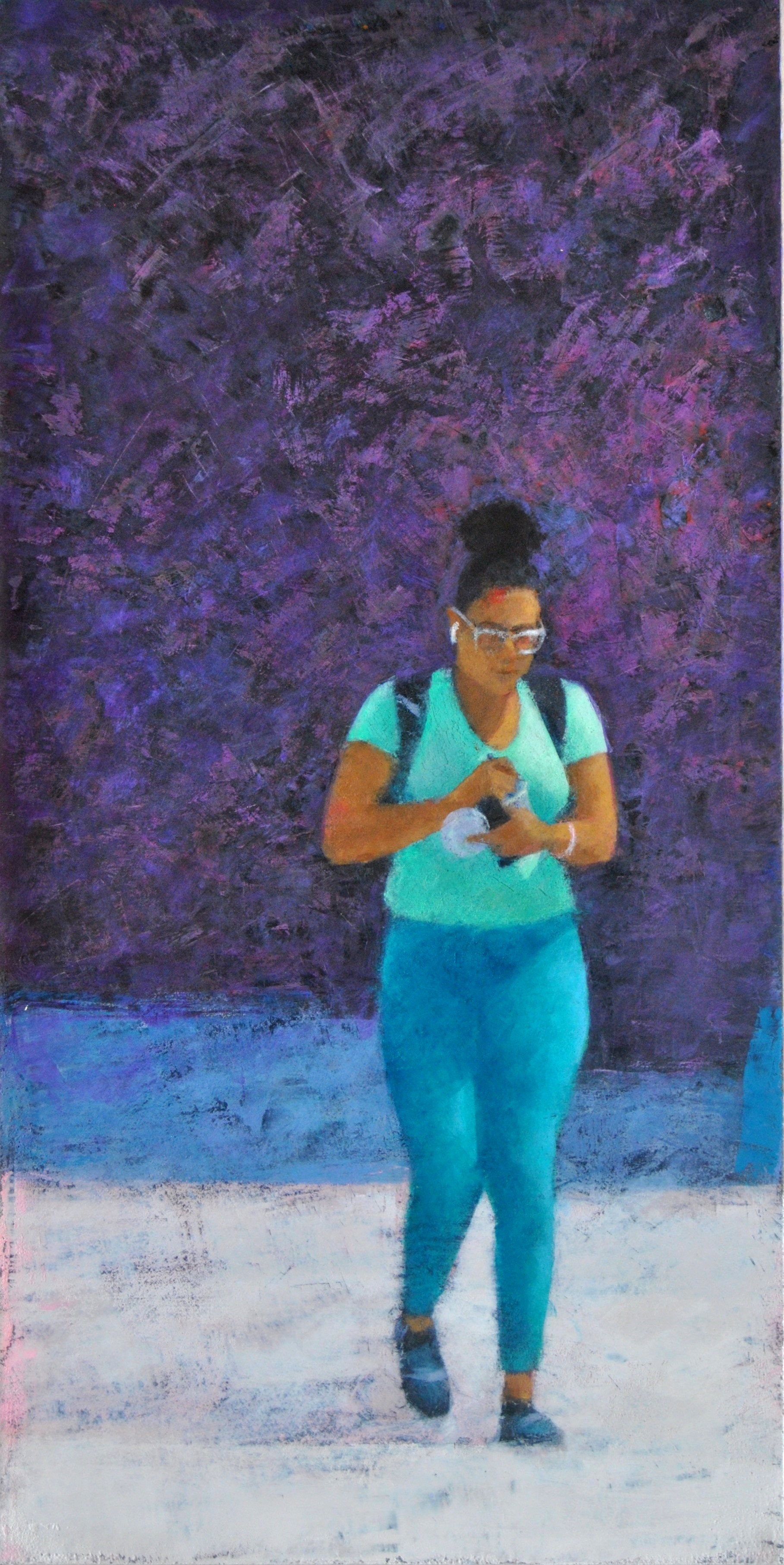 A girl walking