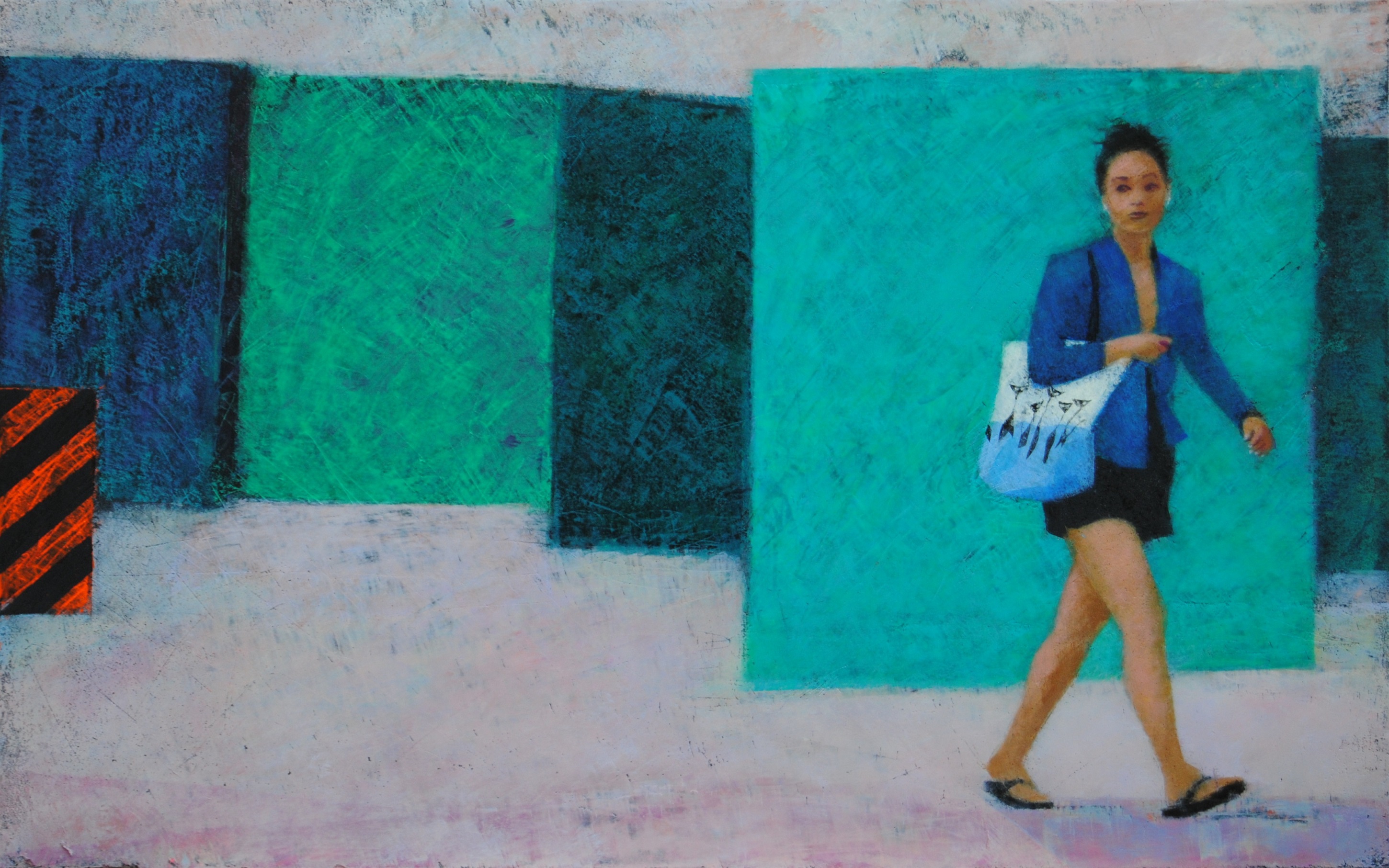 Two women waiting